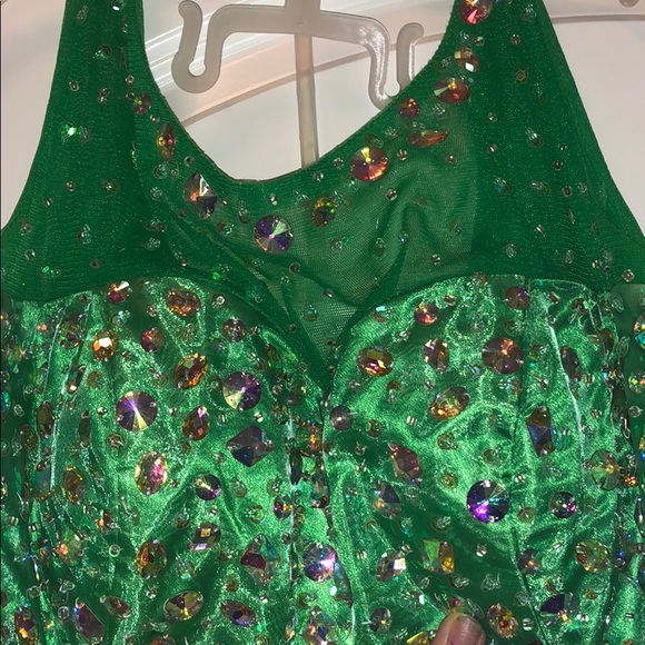 Green Homecoming Dress - Picture 2 of 7